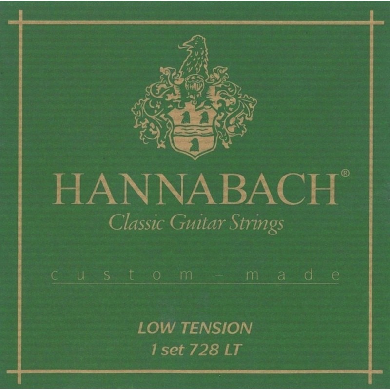 Hannabach 7164960 Struny do gitary klasycznej Seria 728 Low Tension Custom Made
